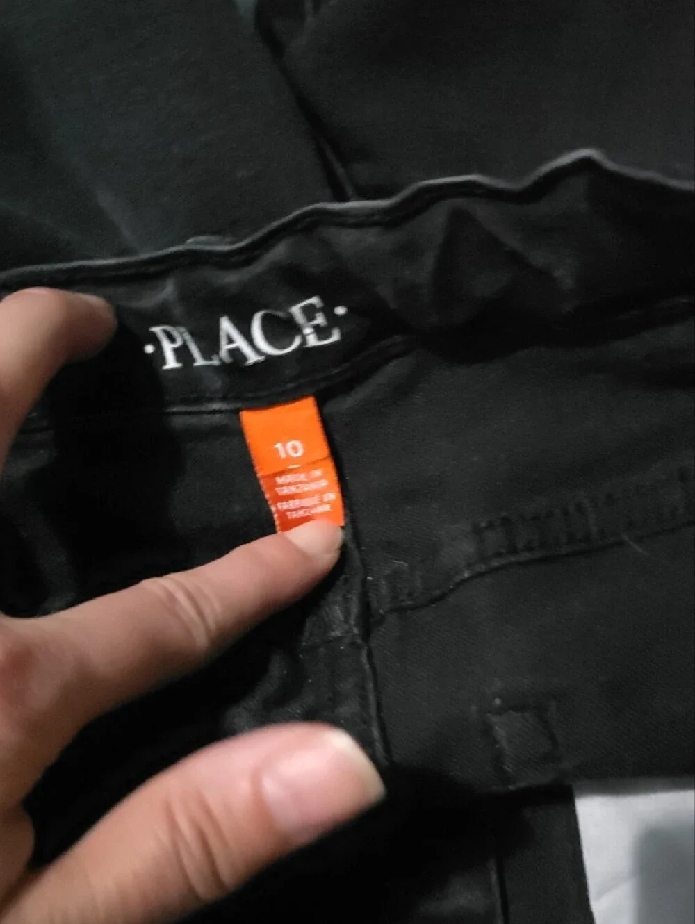 The Children's Place Kids Shorts Bundle in Black, Gray & Blue Size10